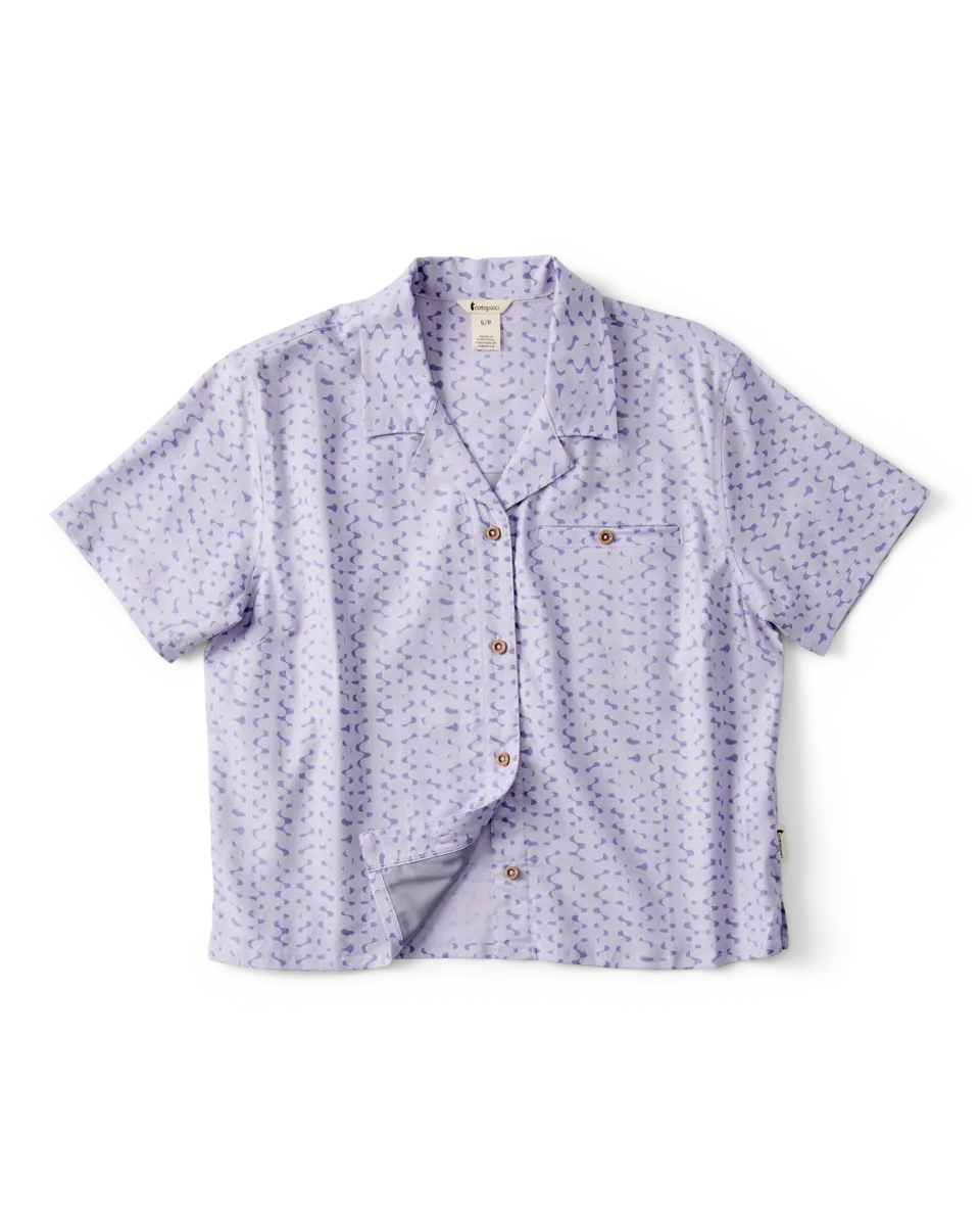 Cotopaxi Afuera Button Up chemise femme Shimmer Honeydew légère