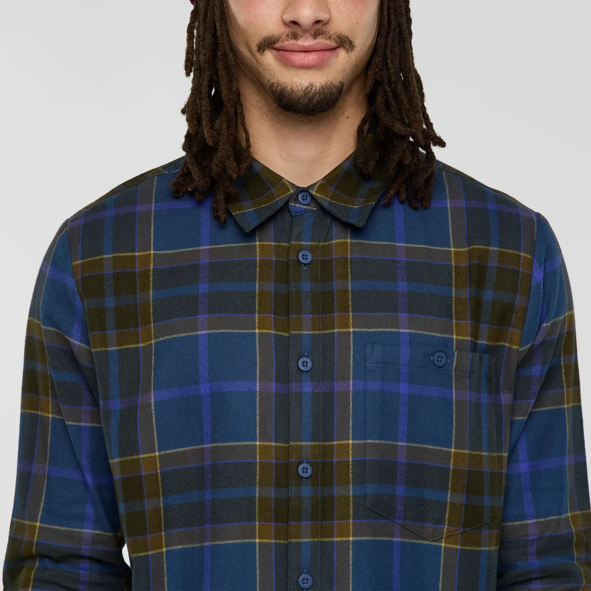 Cotopaxi Quedo Flannel chemise homme Sienna Plaid coton bio