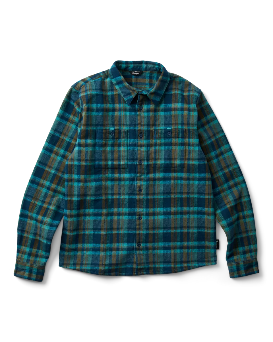 Cotopaxi Mero Organic Flannel chemise homme Indigo Plaid