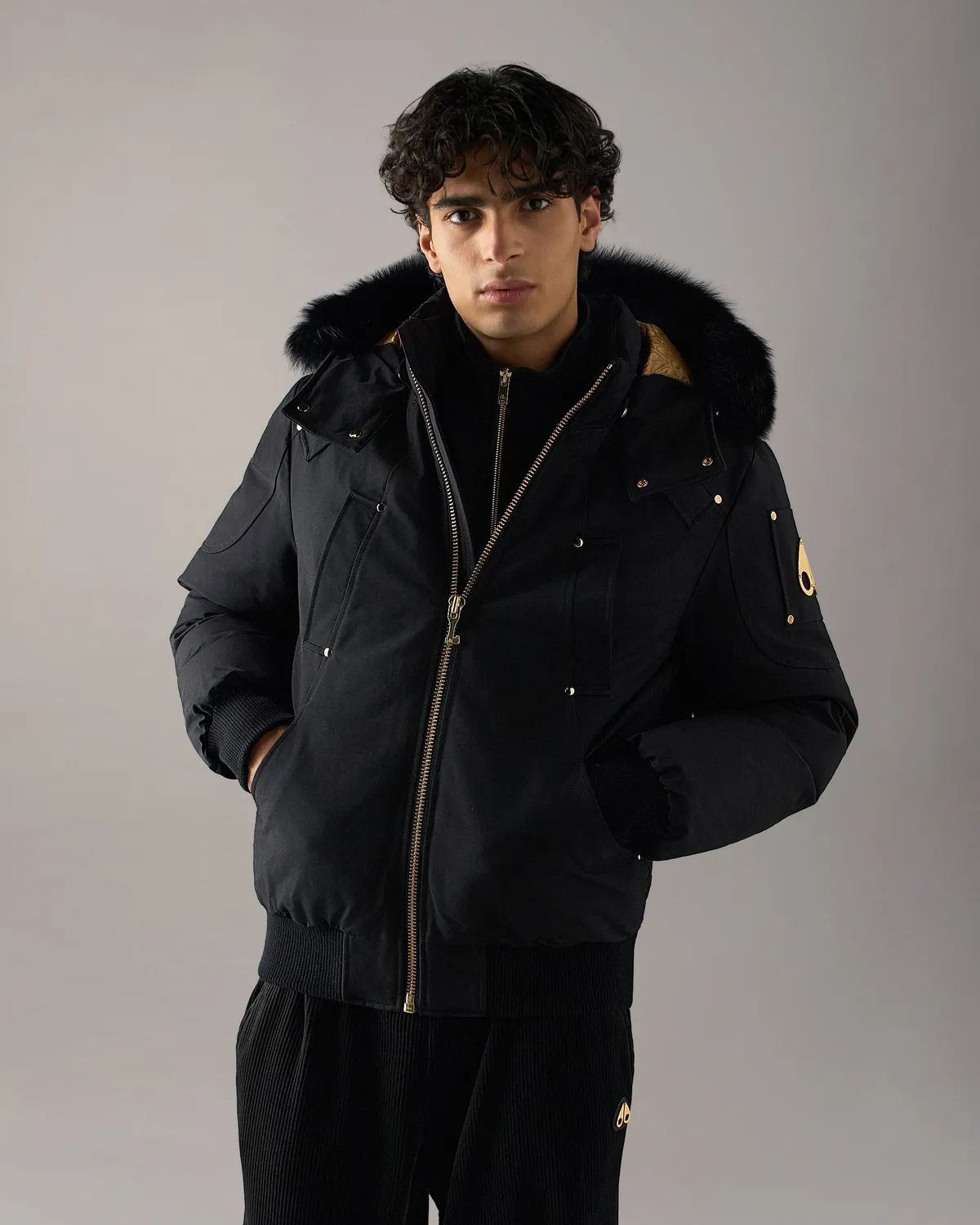 Moose Knuckles Gold Series Bomber duvet noir -30°C
