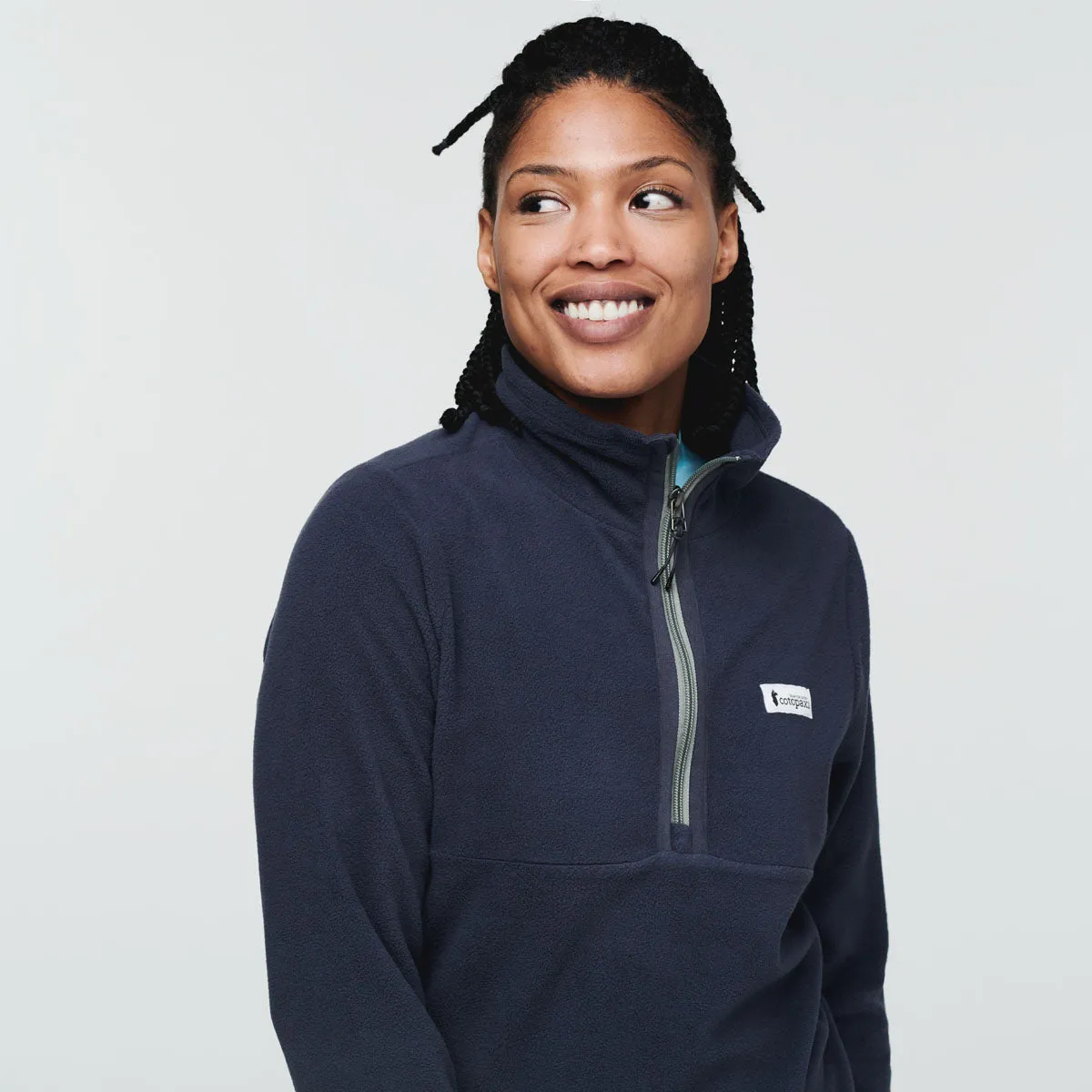 Cotopaxi Amado Fleece Pullover polaire femme graphite recyclé
