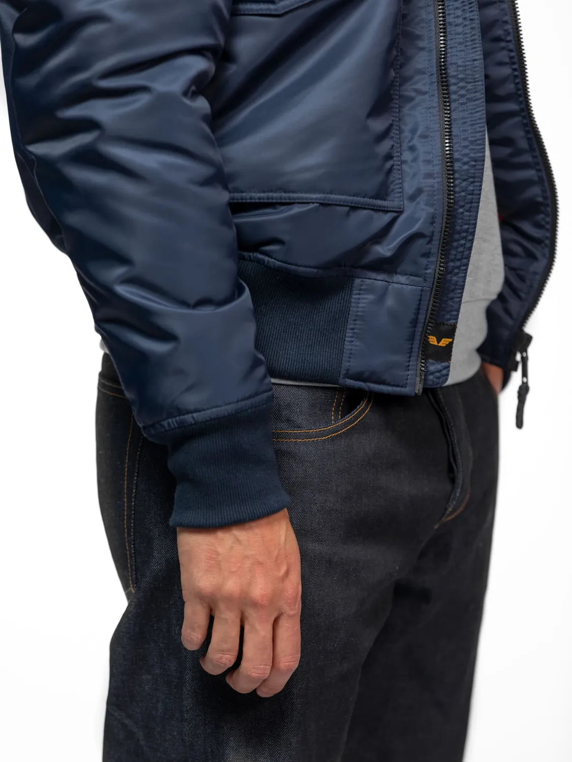 DAYTONA Hanford veste aviateur homme nylon kaki