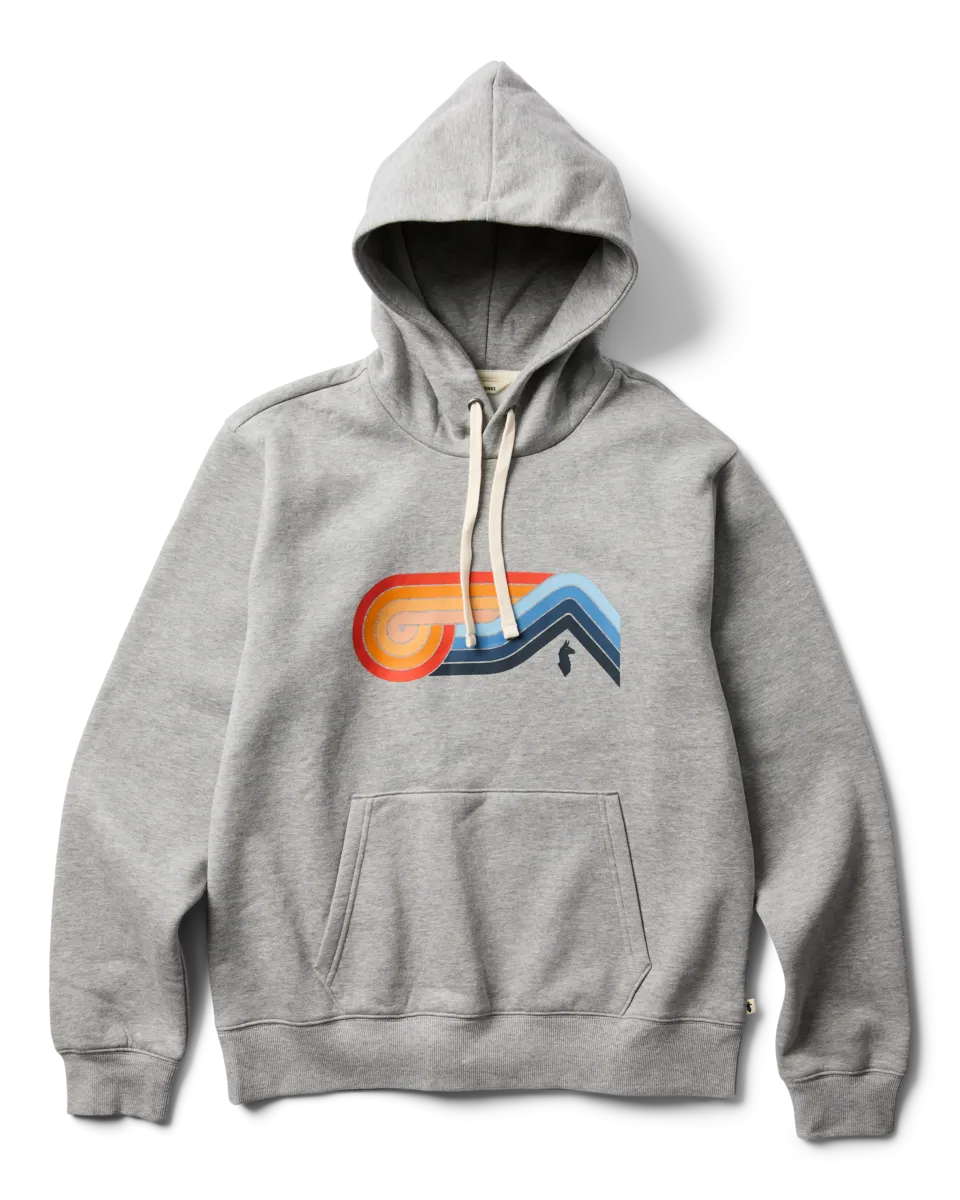Cotopaxi Melting Sunset sweat capuche homme gris coton bio