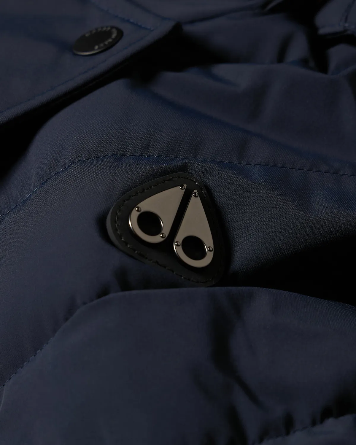 Moose Knuckles Elora Down Vest gilet navy duvet léger