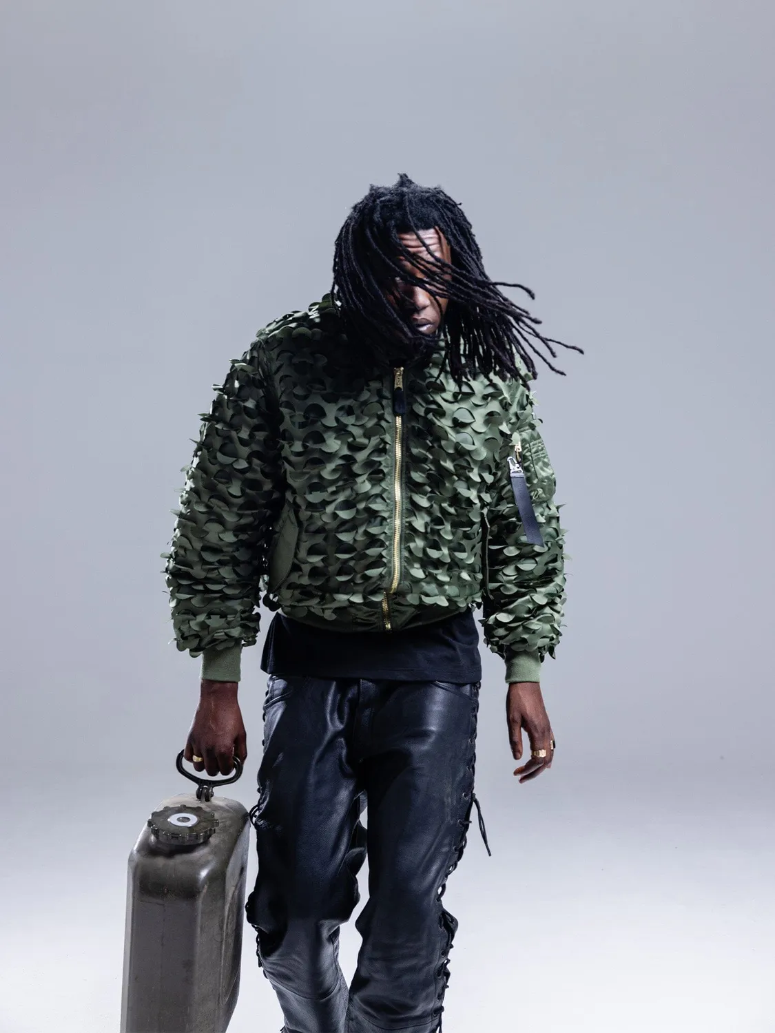 Alpha Industries MA-1 Ulcans bomber nylon camo