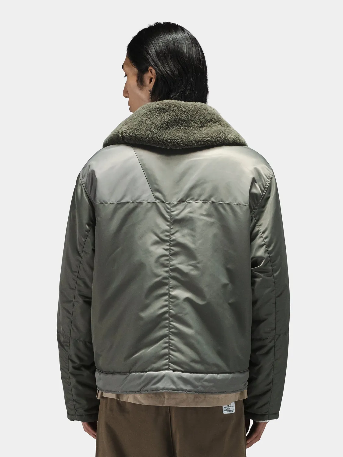 Alpha Industries Nylon Aviator blouson gris nylon