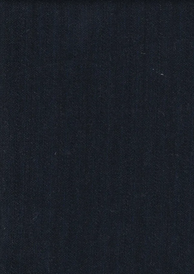 Hollington tissu toile laine coton marine rayures mètre