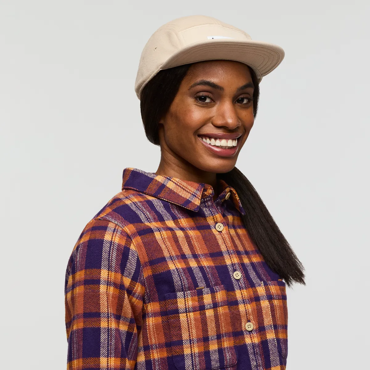 Cotopaxi Fleece 5-Panel casquette polaire Oatmeal chaude
