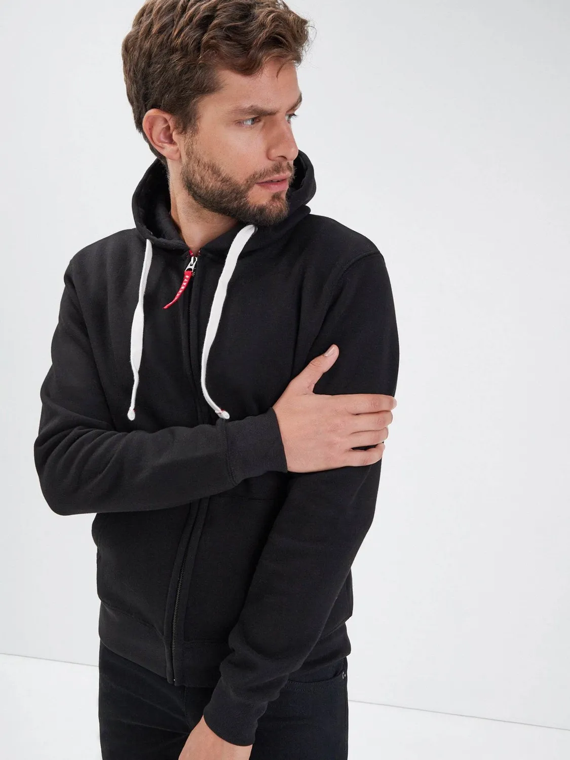 Daytona Motorcycle sweat capuche moto noir coton