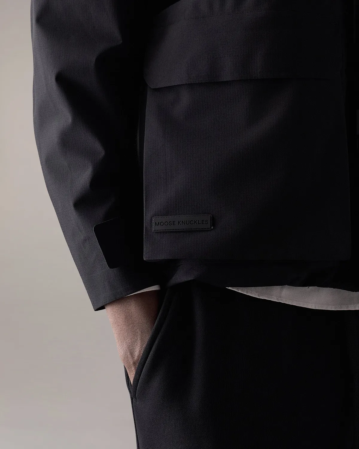 Moose Knuckles Mansfield veste de pluie noire