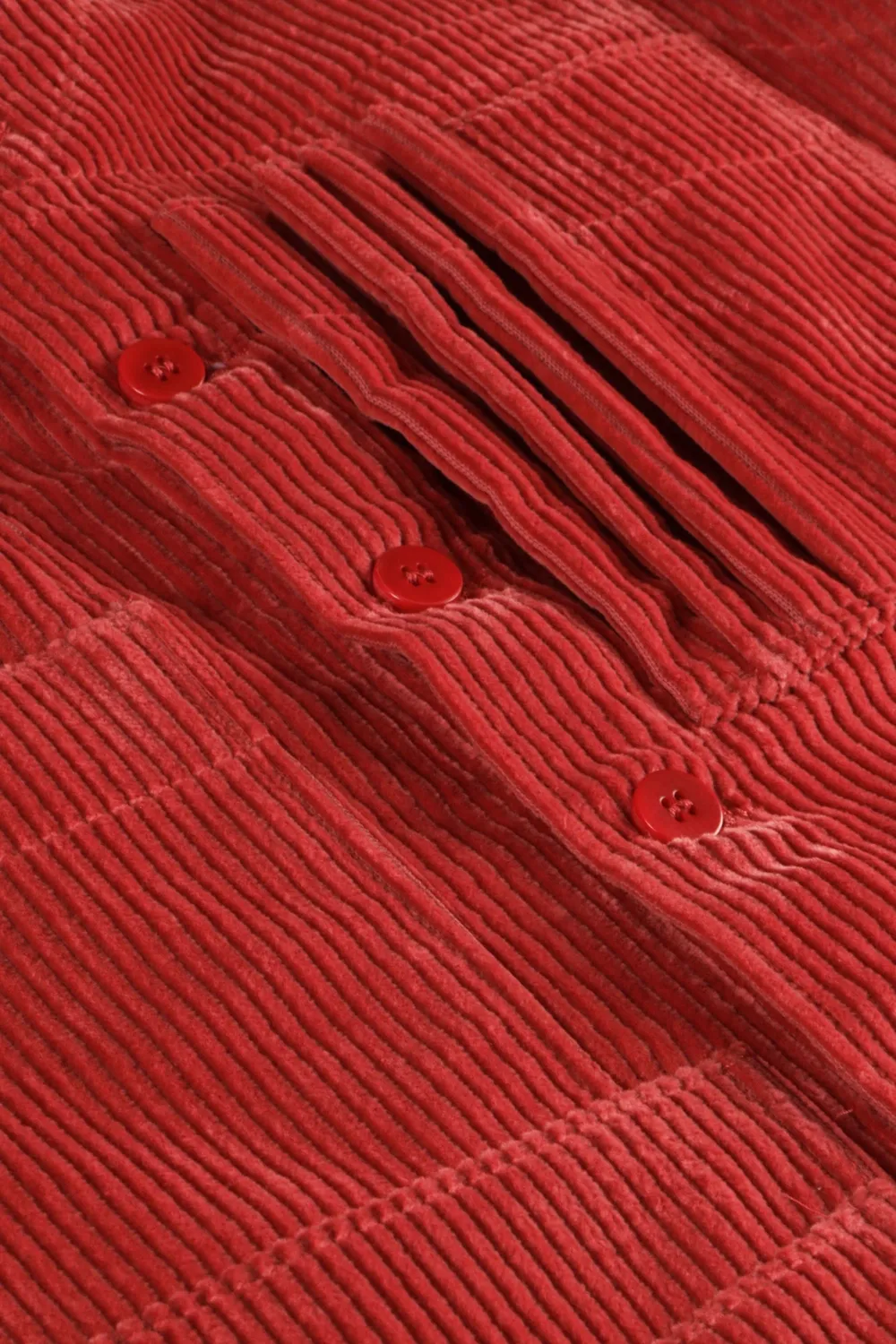 Hollington 20 poches gilet velours laine vieux rose 44