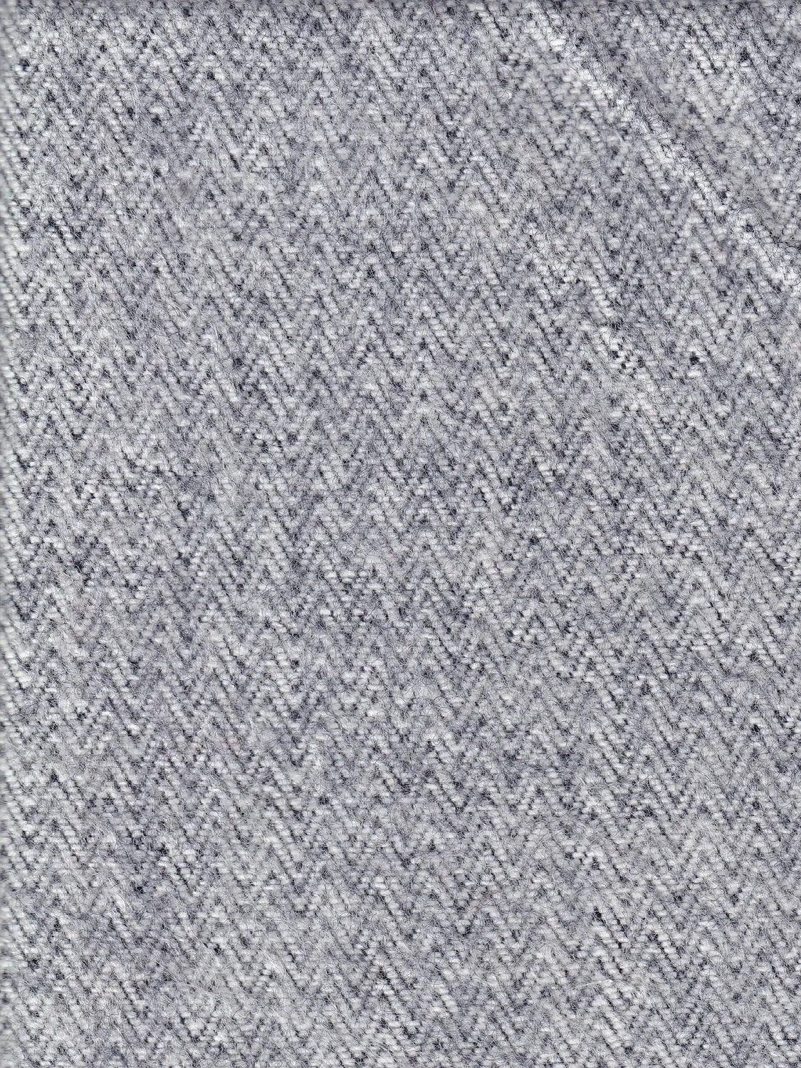 Hollington chevrons tissu double-face denim gris 10 m