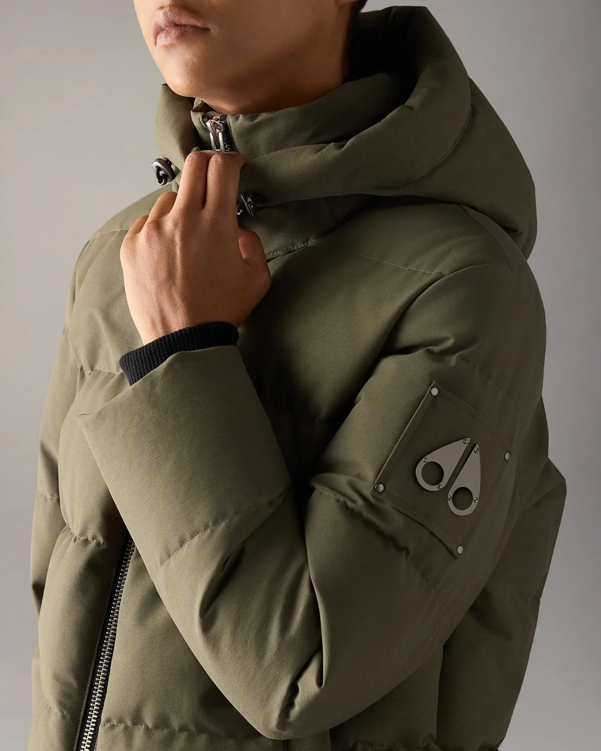 Moose Knuckles Banff Down manteau combat long chaud