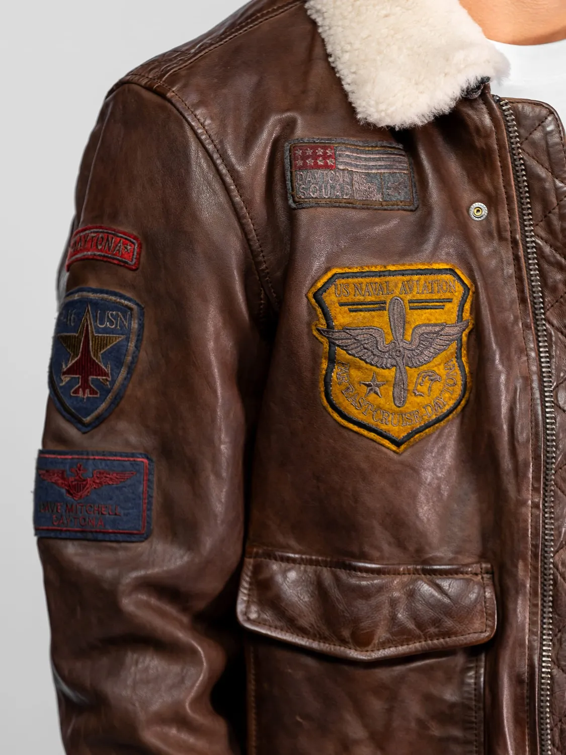 Daytona Mythic blouson aviateur cuir mouton