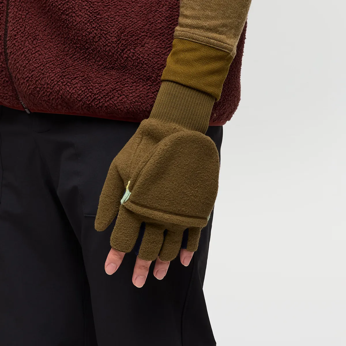 Cotopaxi Teca Fleece Glitten moufles Rusty polaire