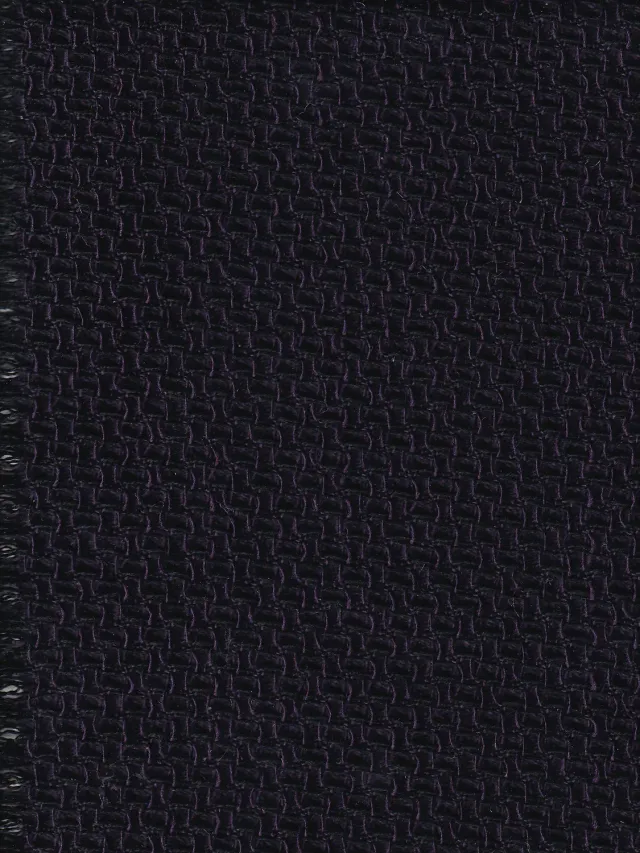 Hollington tissu nid abeille laine pourpre 5 m lin