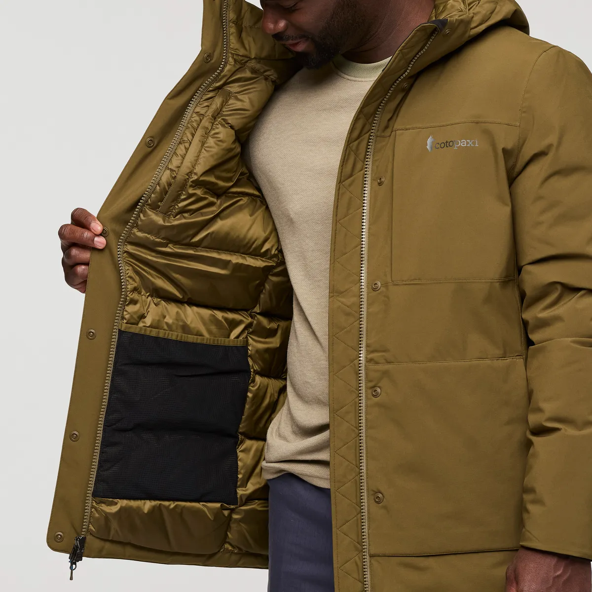 Cotopaxi Calidez parka homme Live Oak duvet 650 imperméable