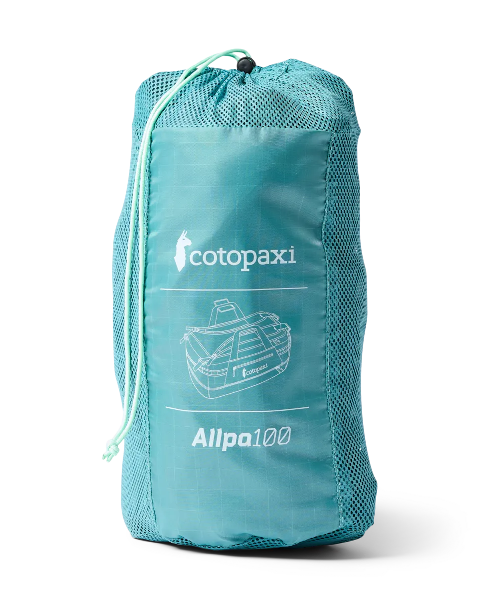Cotopaxi Allpa Getaway 100L duffel Blue Spruce robuste