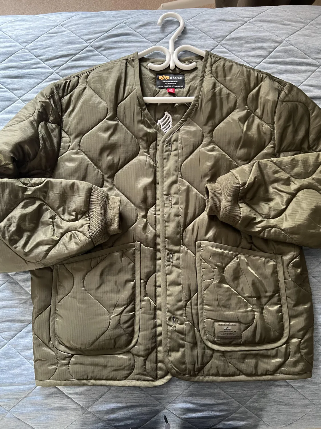 Alpha Industries ALS/92 liner matelassé vert léger