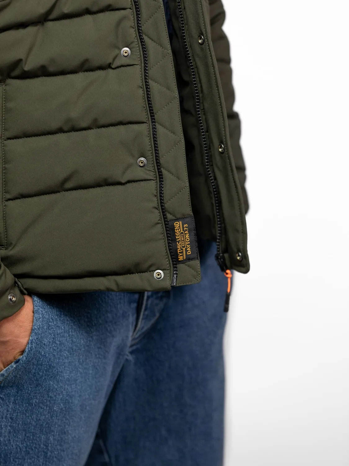 DAYTONA Bream Doudoune homme matelassée noire chaude