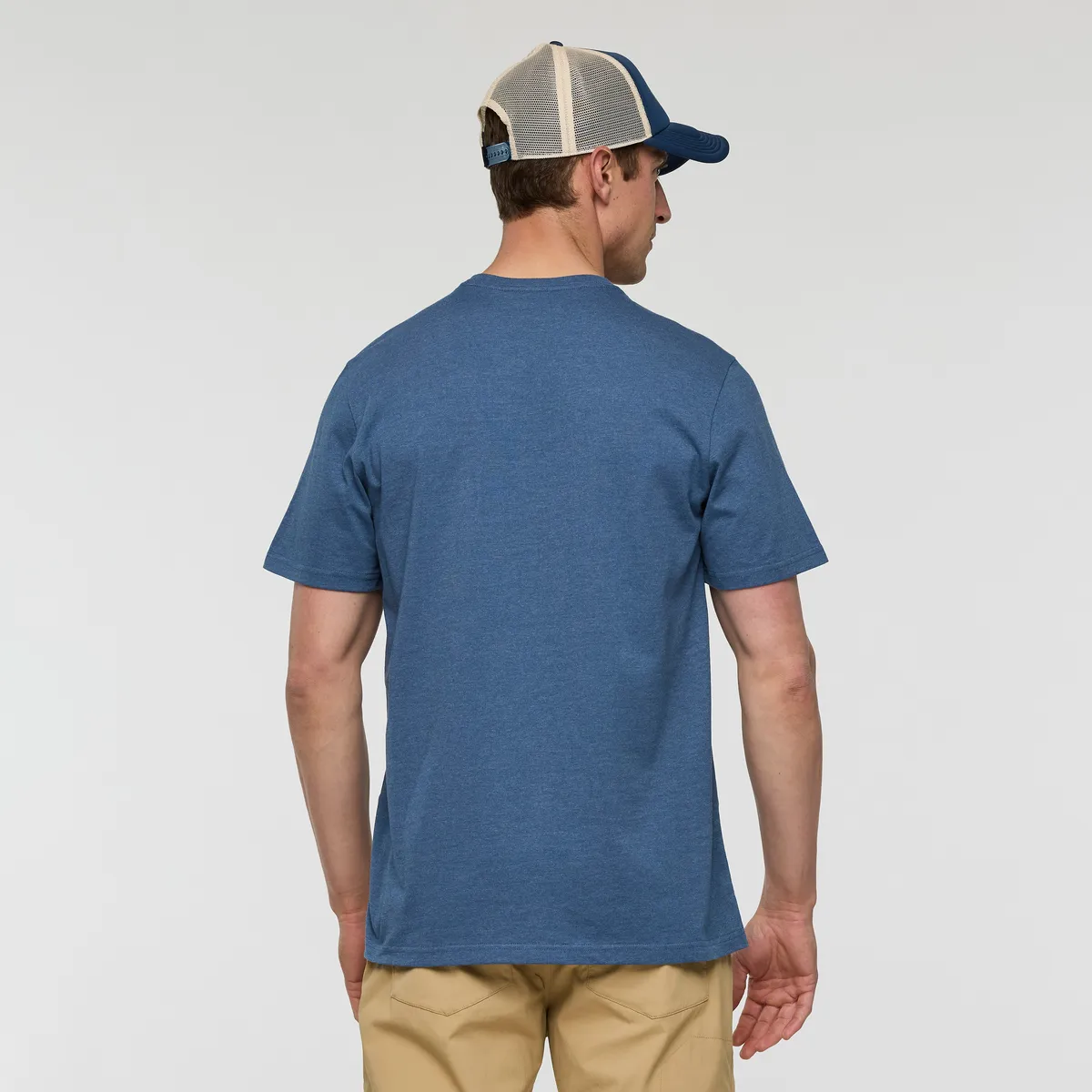 Cotopaxi Bitmap Llama t-shirt homme Deep Sea coton bio
