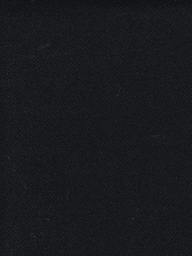 Hollington tissu serge laine infroissable winter black mètre