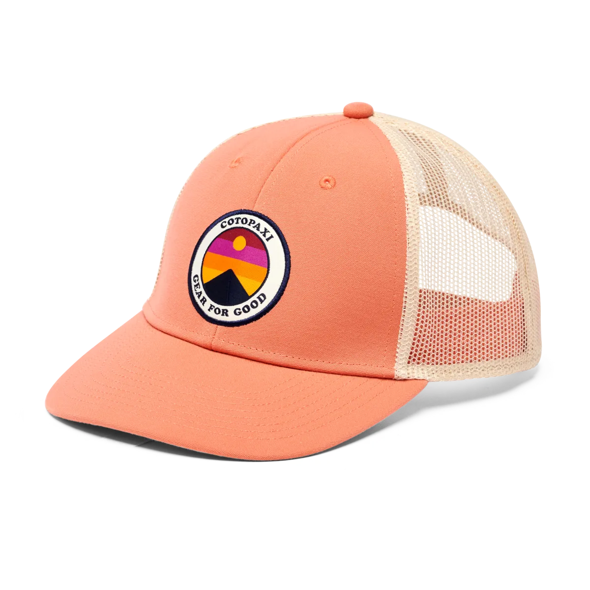 Cotopaxi Sunny Side casquette trucker Amber respirante