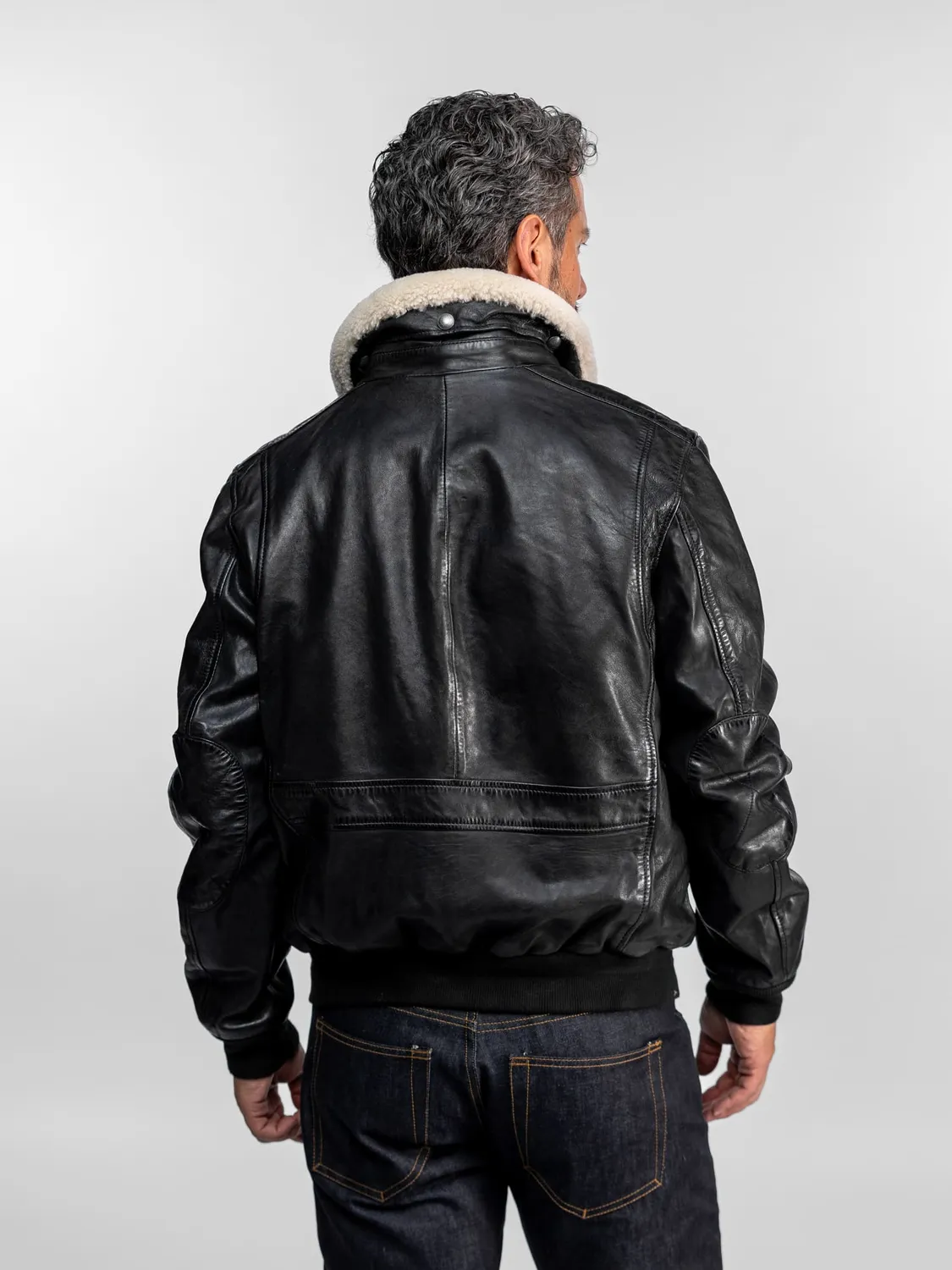DAYTONA Corsair blouson aviateur cuir mouton bison