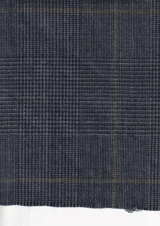Hollington tissu laine lin double-face prince de galles 7 m