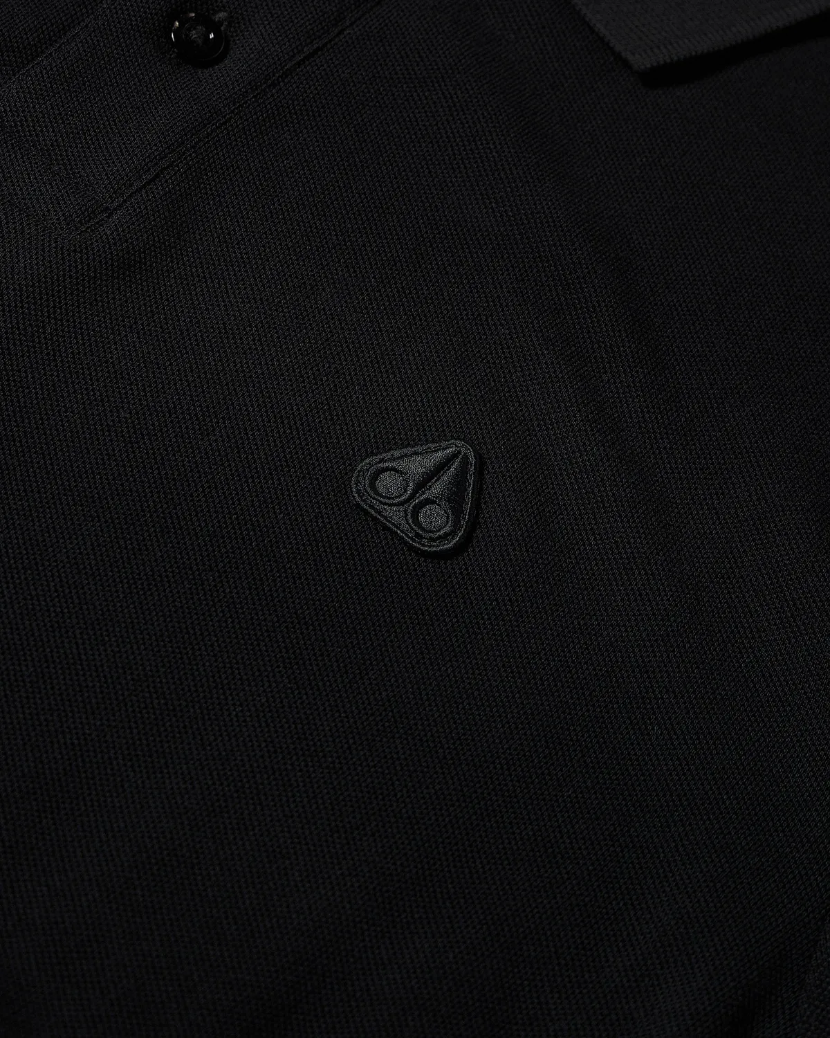 Moose Knuckles Yul polo noir coton stretch