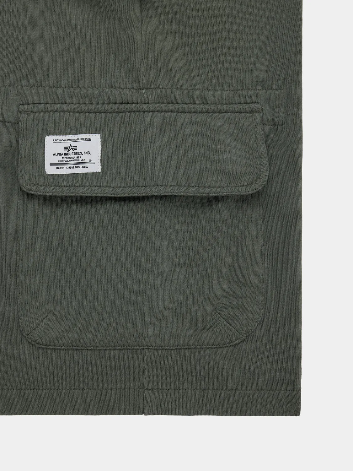 Alpha Industries Essential Cargo Short cargo molleton gris