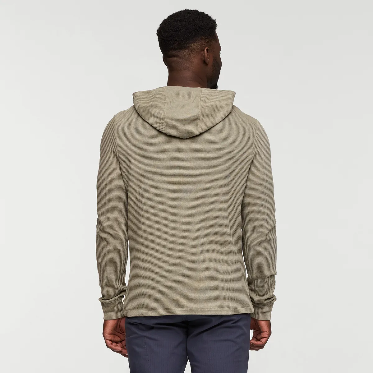 Cotopaxi Atajo Waffle Hoodie sweat homme Deep Sea gaufré