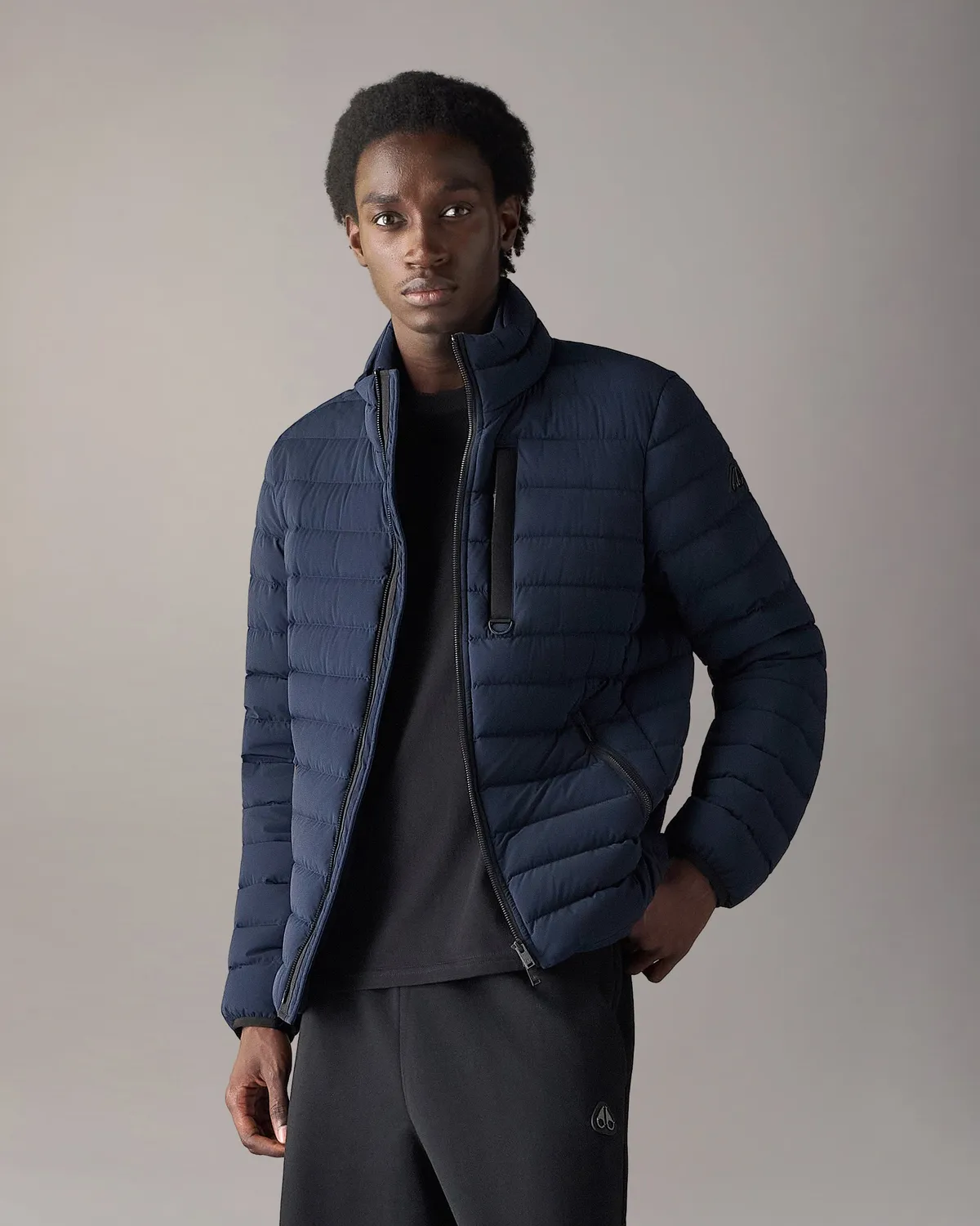 Moose Knuckles Laki Down blouson noir déperlant