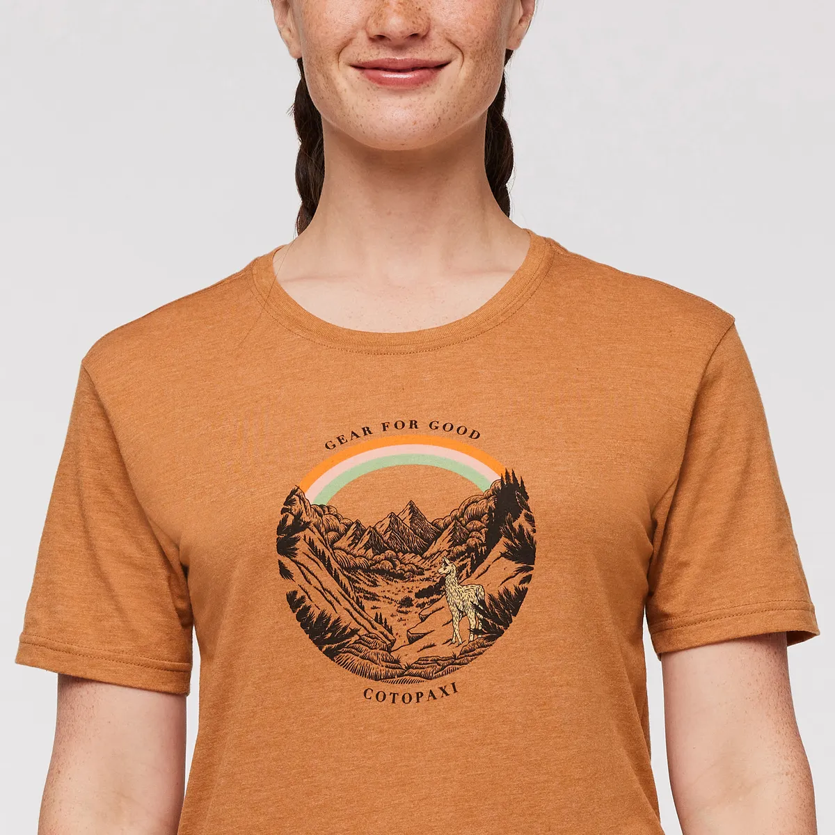 Cotopaxi Traveling Llama t-shirt femme Saddle voyage