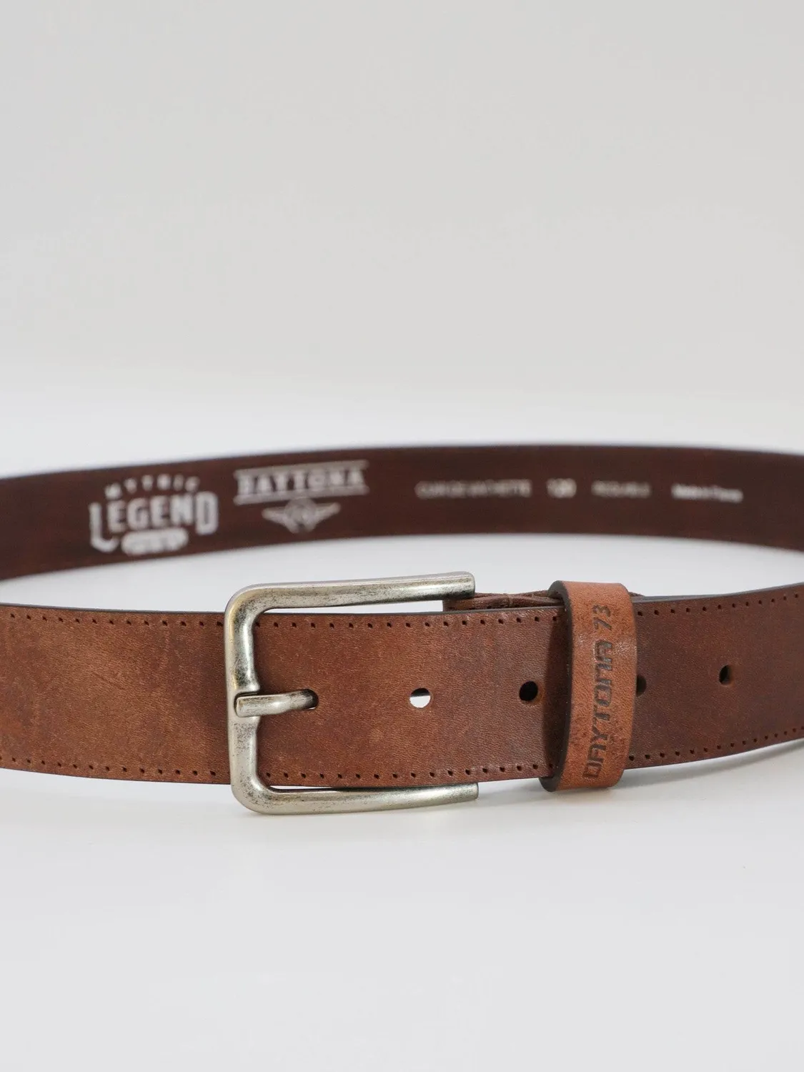 DAYTONA D12 ceinture cuir homme cognac