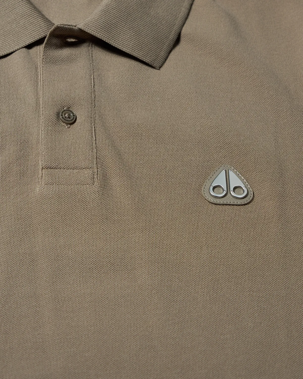 Moose Knuckles Everett polo gris Ashen