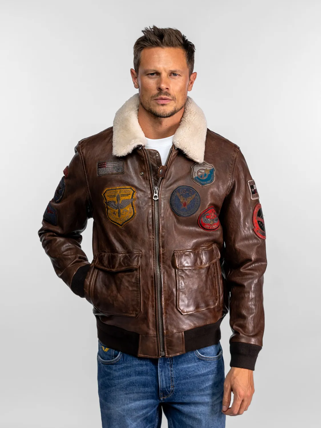 Daytona Mythic blouson aviateur cuir mouton