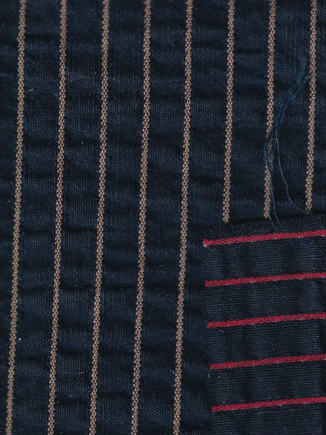 Hollington toile coton tissu double-face 3m navy