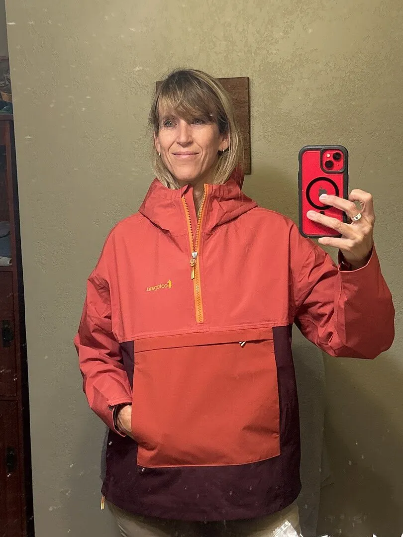 Cotopaxi Cielo Rain Anorak anorak femme Strawberry Wine déperlant