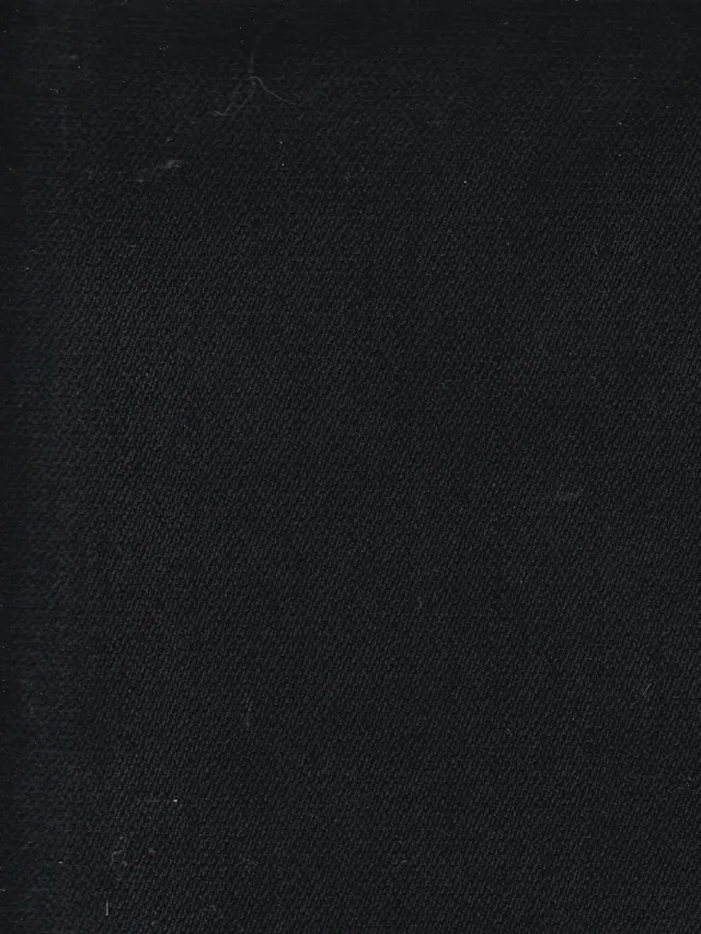 HOLLINGTON toile laine noire tissu au mètre 100% laine