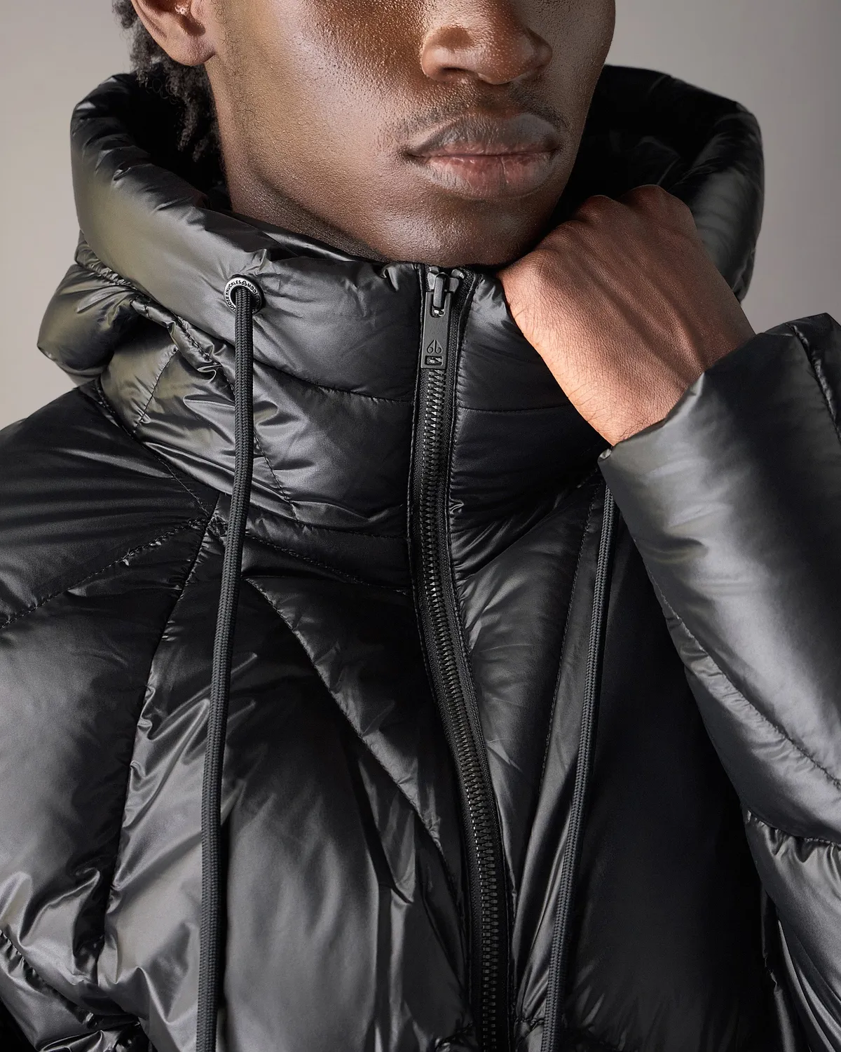Moose Knuckles Iceberg Quilt puffer noir chaud
