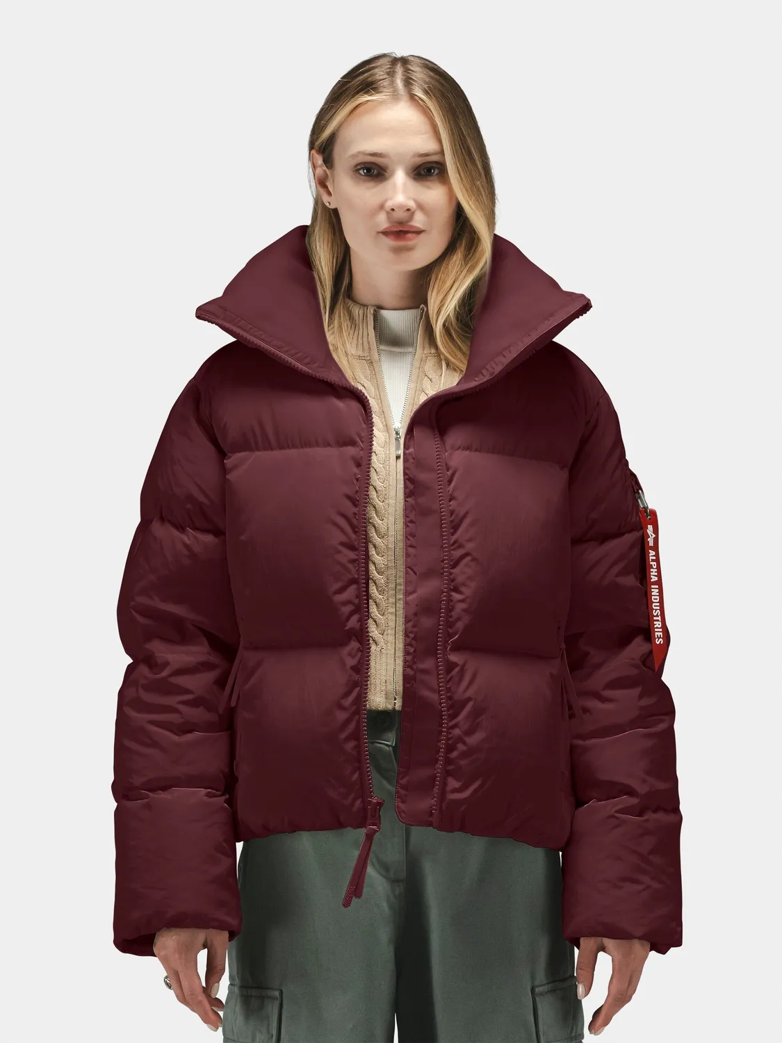 Alpha Industries Sierra Short doudoune femme noir grand froid