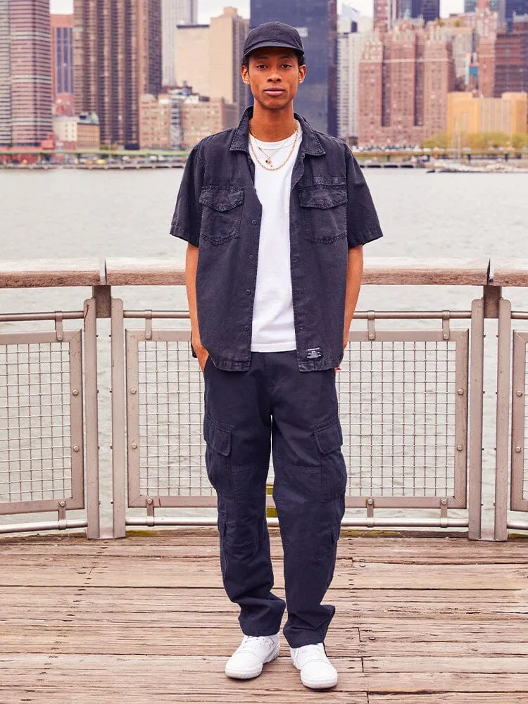 Alpha Industries ACU pantalon cargo bleu replica poche