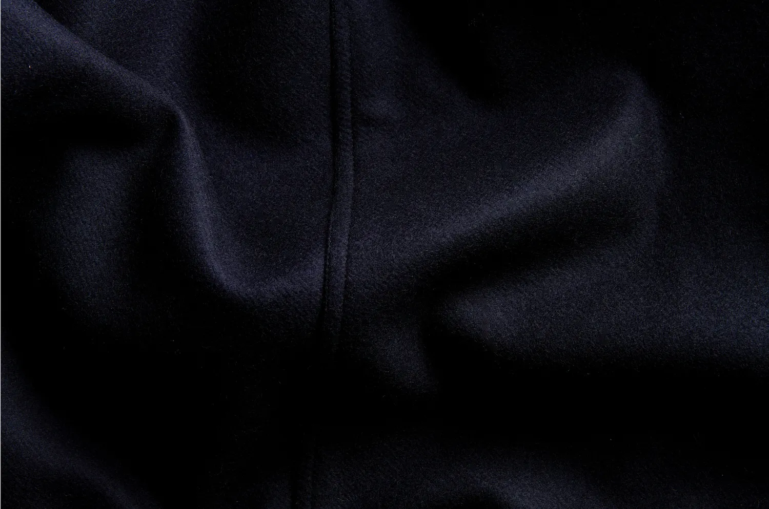 Soubacq Hermine veste de travail laine bleue