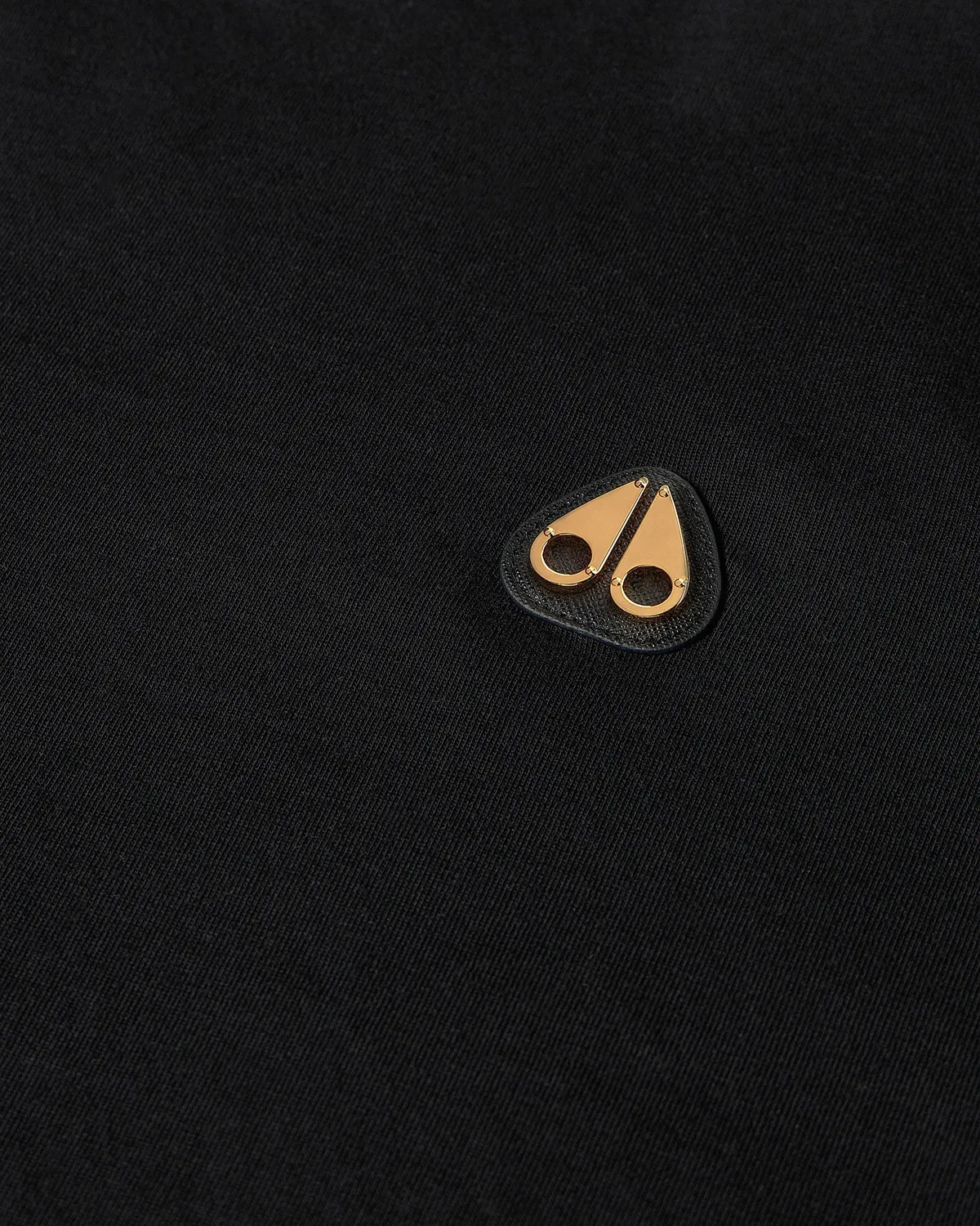 Moose Knuckles Crescent T-Shirt Homme Noir Coton Luxe