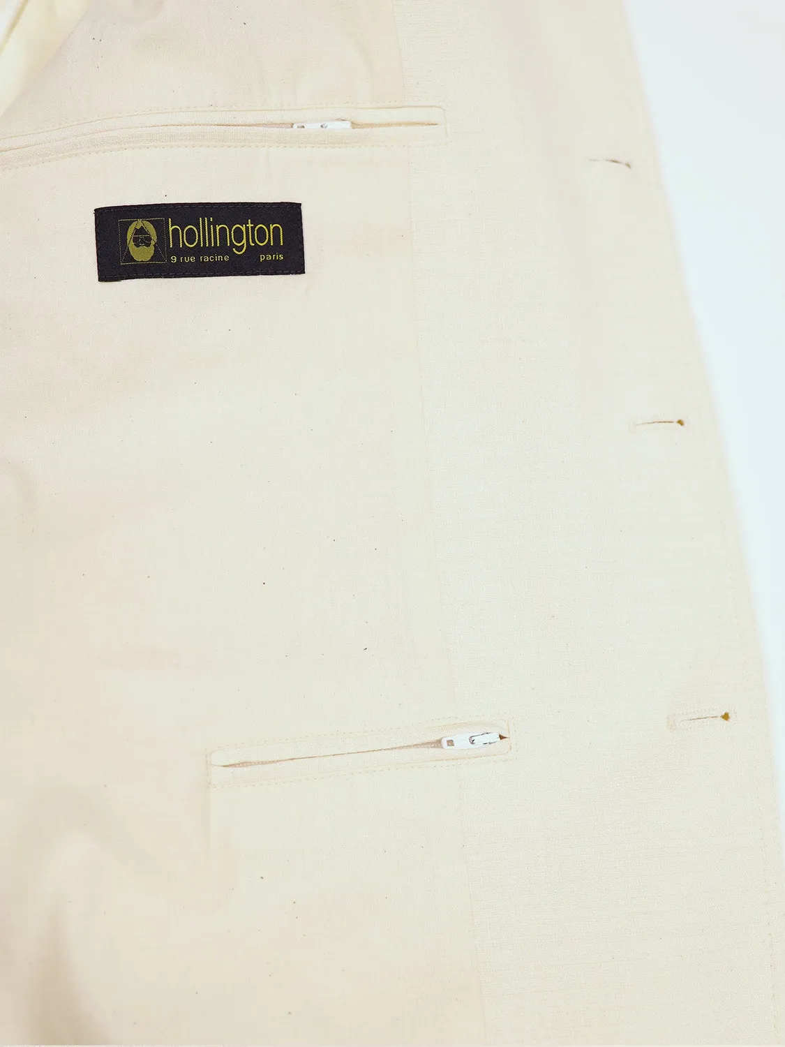 Hollington Tyrol veste lin coton ivoire stretch
