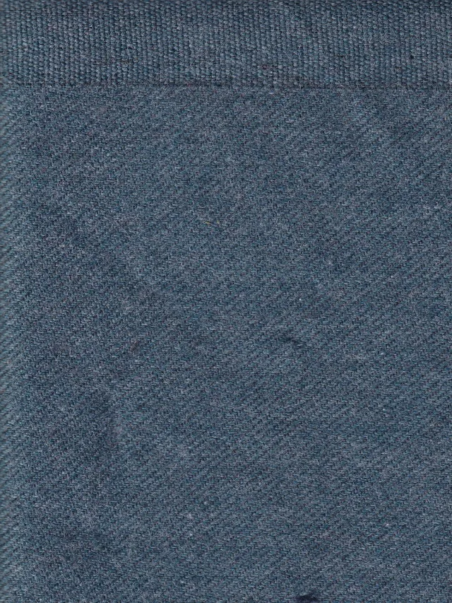 Hollington serge gris bleu tissu double-face coton