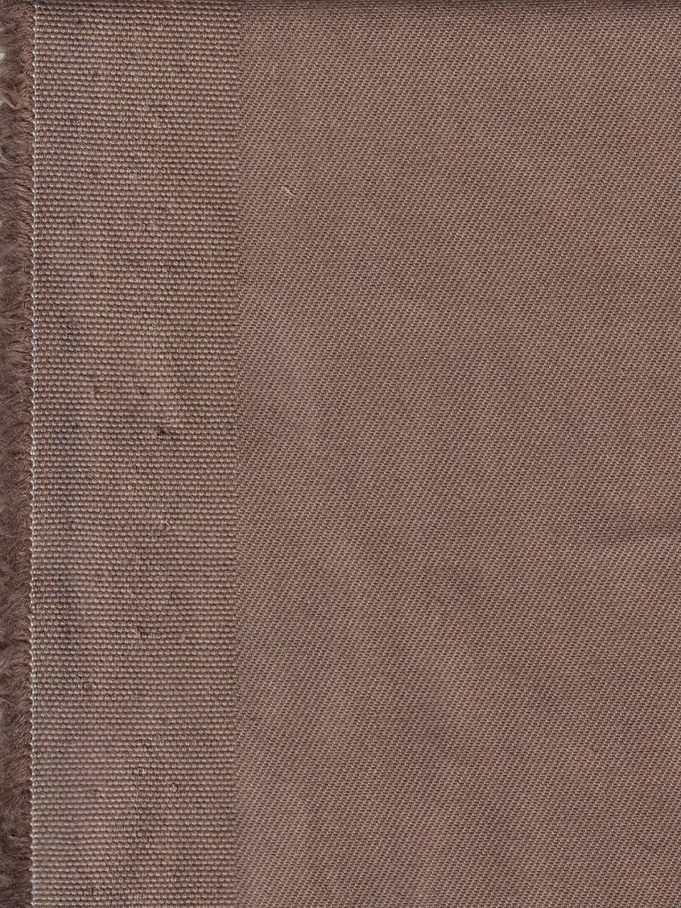 Hollington Smart toile tissu marron coton 100% uni