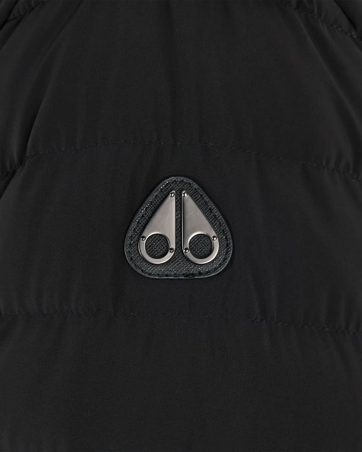 Moose Knuckles Lennox Shirt veste noire matelassée