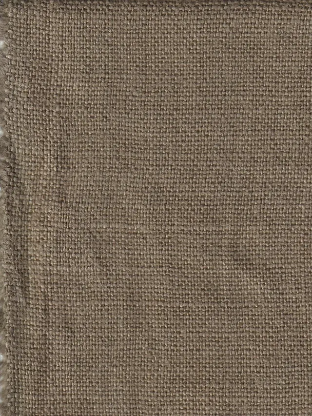 HOLLINGTON toile pur lin tissu olive 100% lin